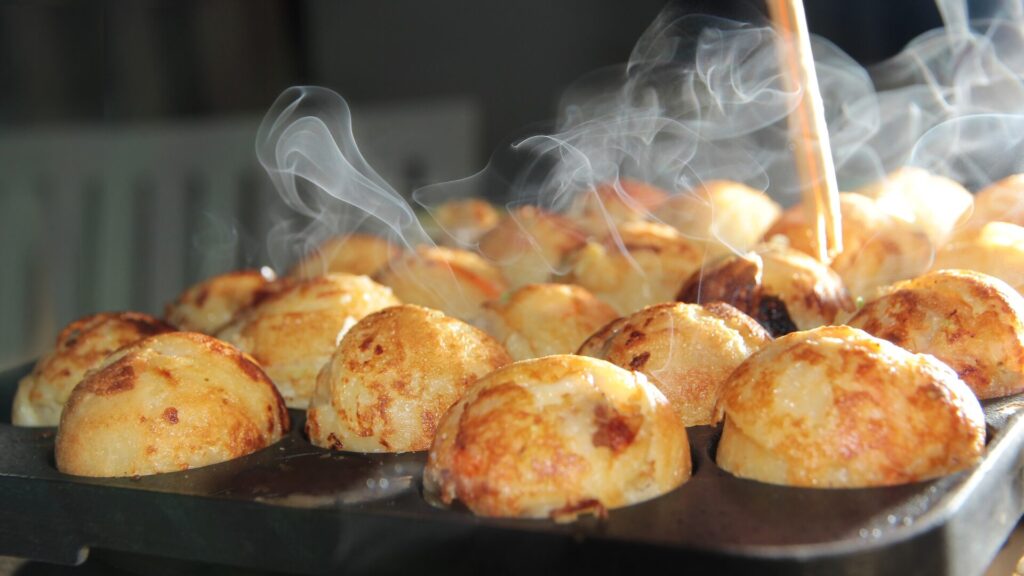 Cooking Takoyaki